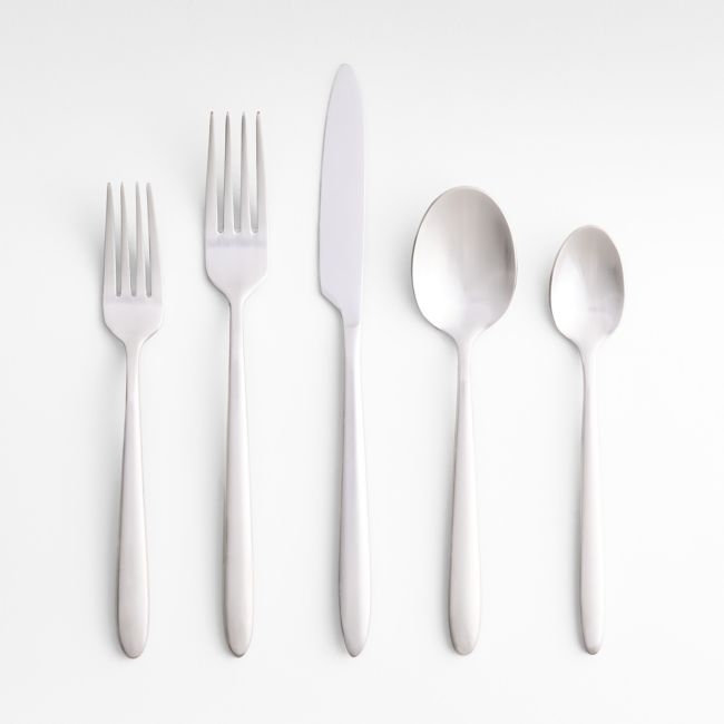 Velo Silver 5-Piece Flatware Place Setting - Image 0