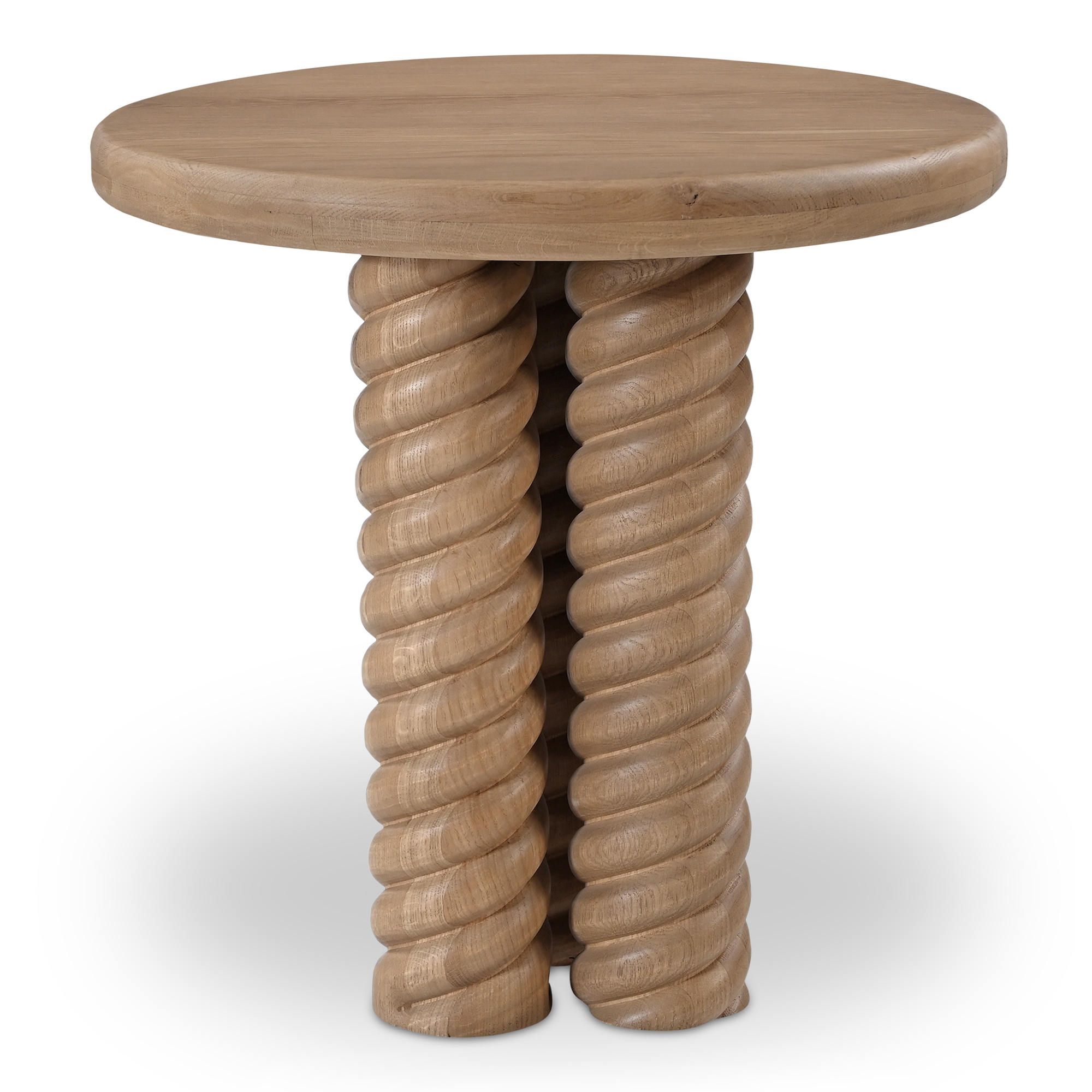 Treccia Side Table Oak - Image 0
