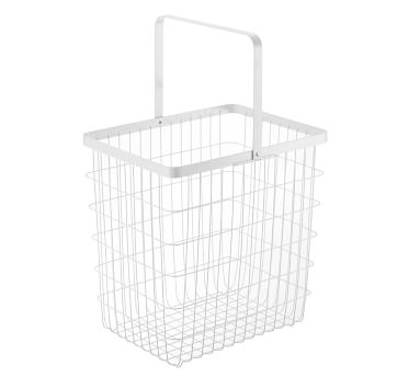 Yamazaki Wire Laundry Basket, Black - Image 2