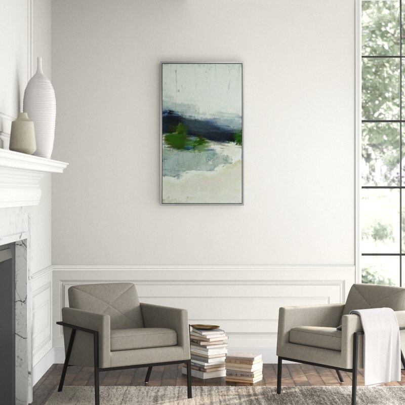 JBass Grand Gallery Collection Harmonic Hues I - Floater Frame Graphic Art on Canvas - Image 0