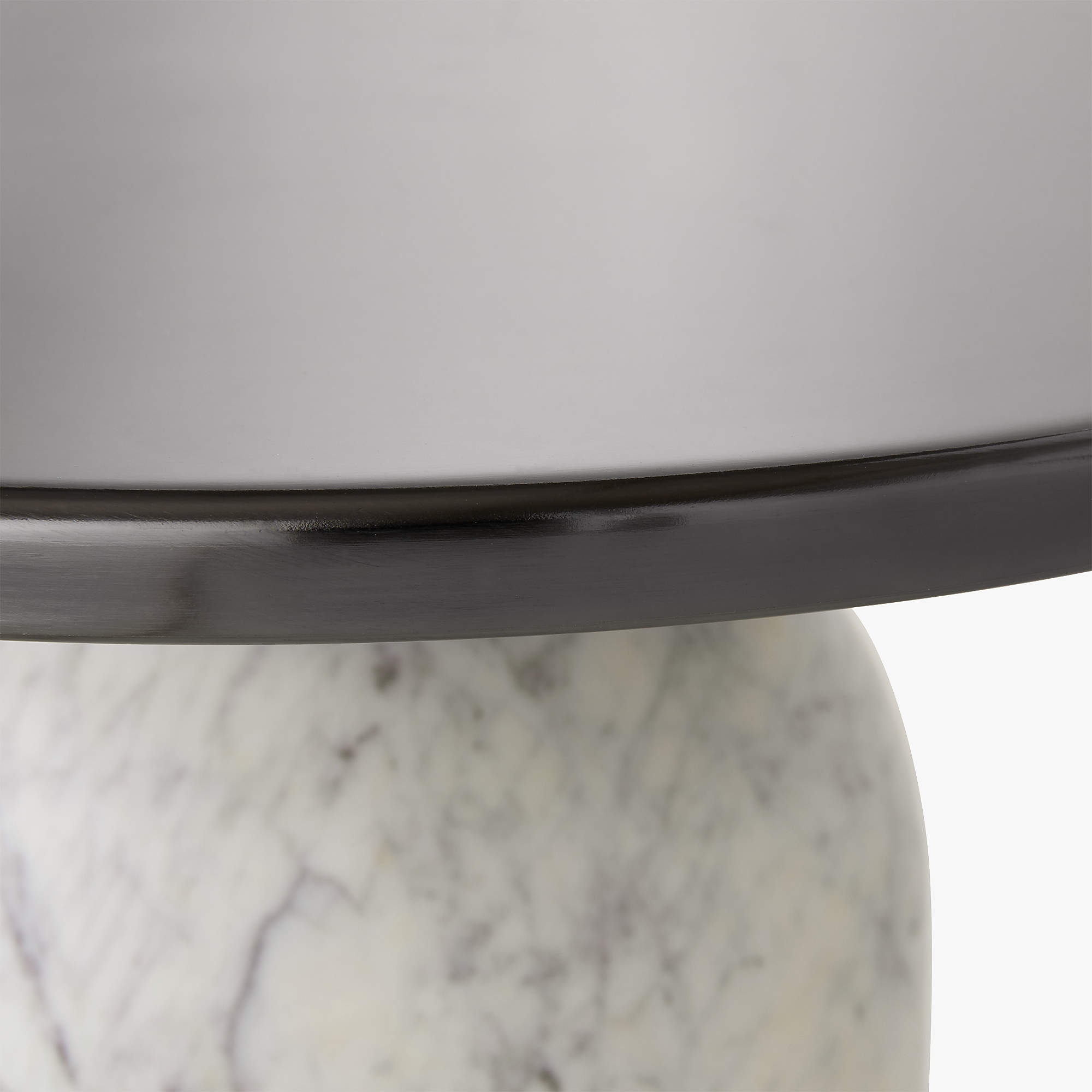 Martini Side Table with White Marble Base - Image 6