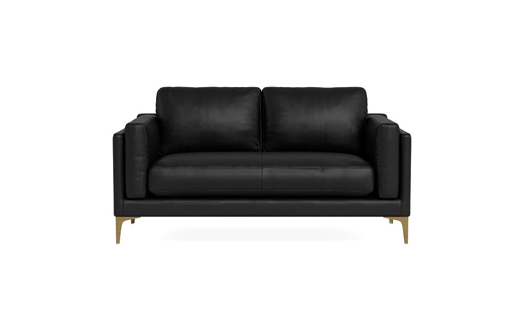 Gaby Leather Loveseat - Image 0