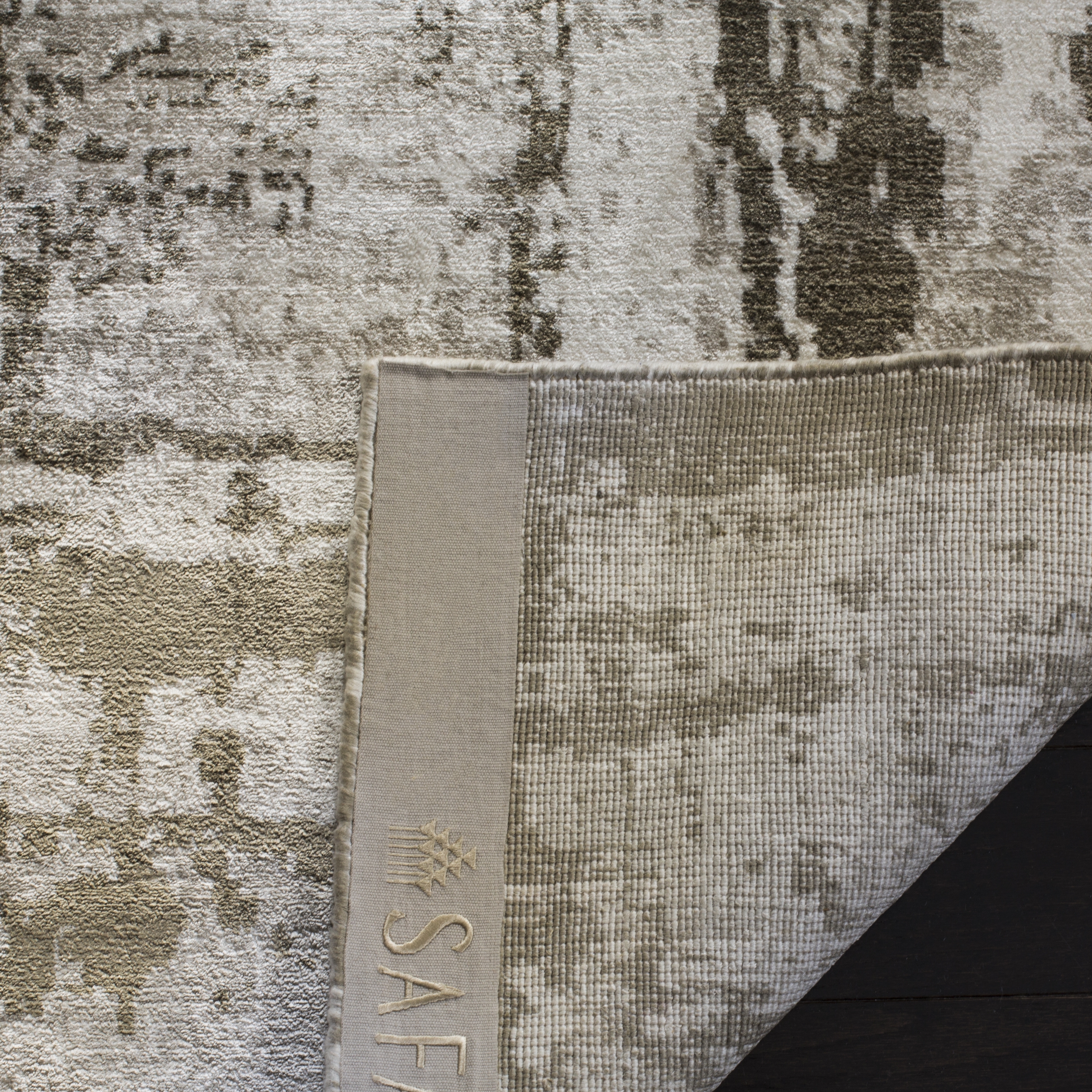 Arlo Home Hand Loomed Area Rug, MIR268B, Brown/Silver,  8' X 10' - Image 3