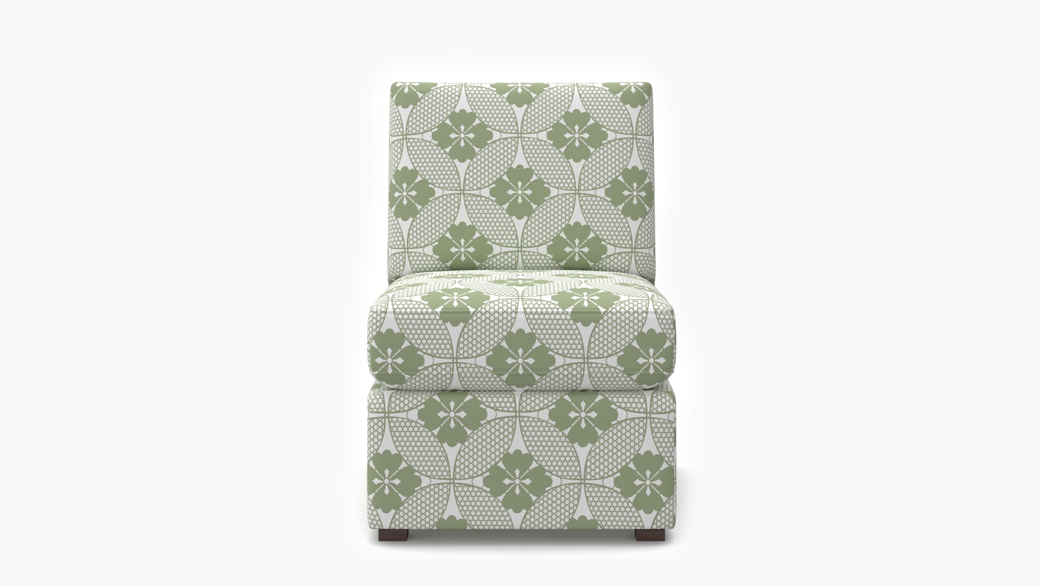 Classic Slipper Chair, Sage Solaire - Image 0
