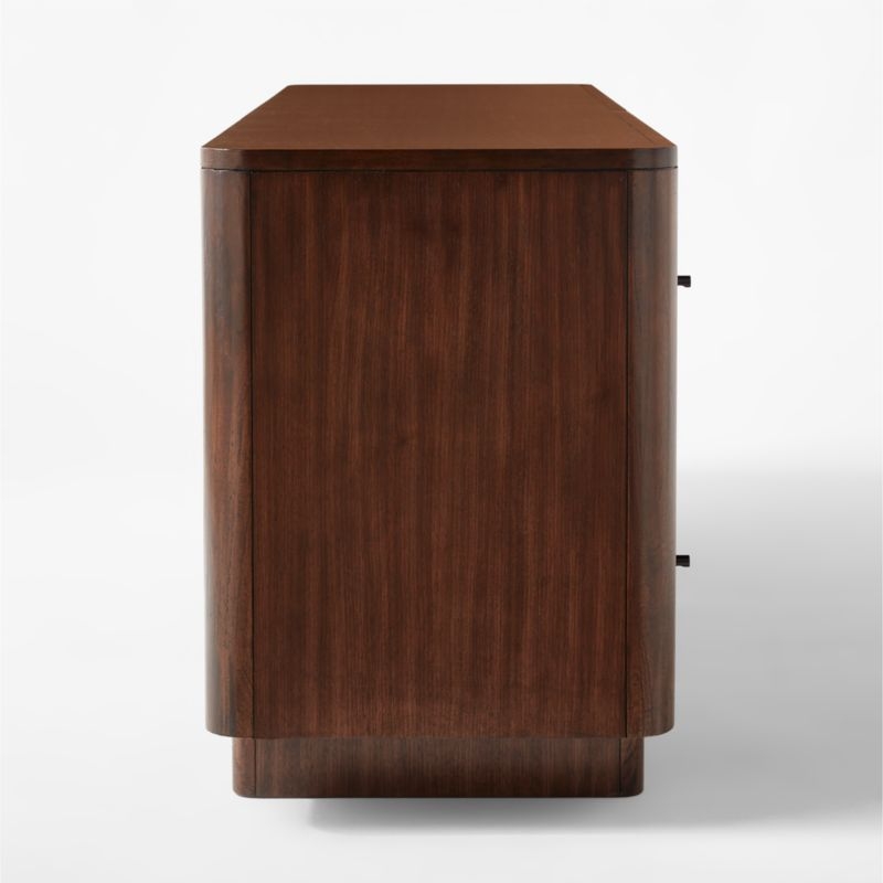 Andora Low 4-Drawer Wood Dresser - Image 4
