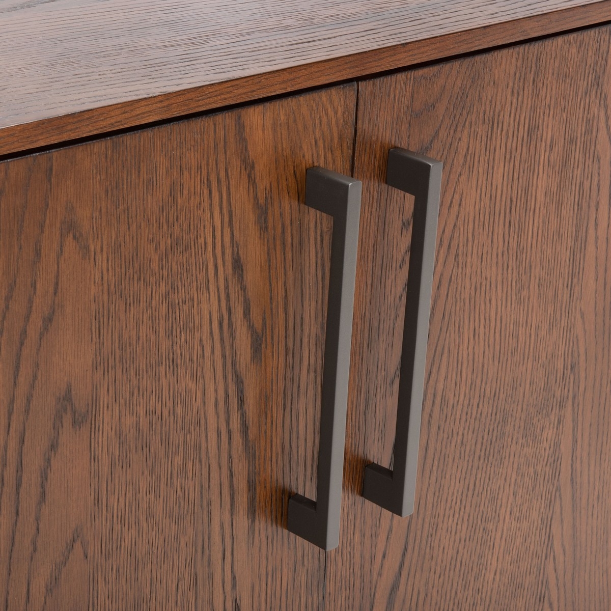 Mallory 4 Door Media Stand - Dark Brown - Image 3