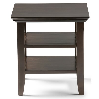 Mayna Solid Wood End Table with Storage - Image 0