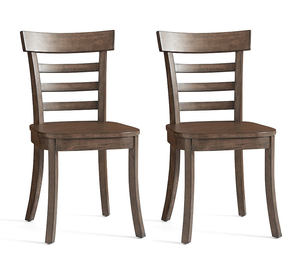 Liam Dining Side Chair, Salvaged Black, Set of 2 - Image 0