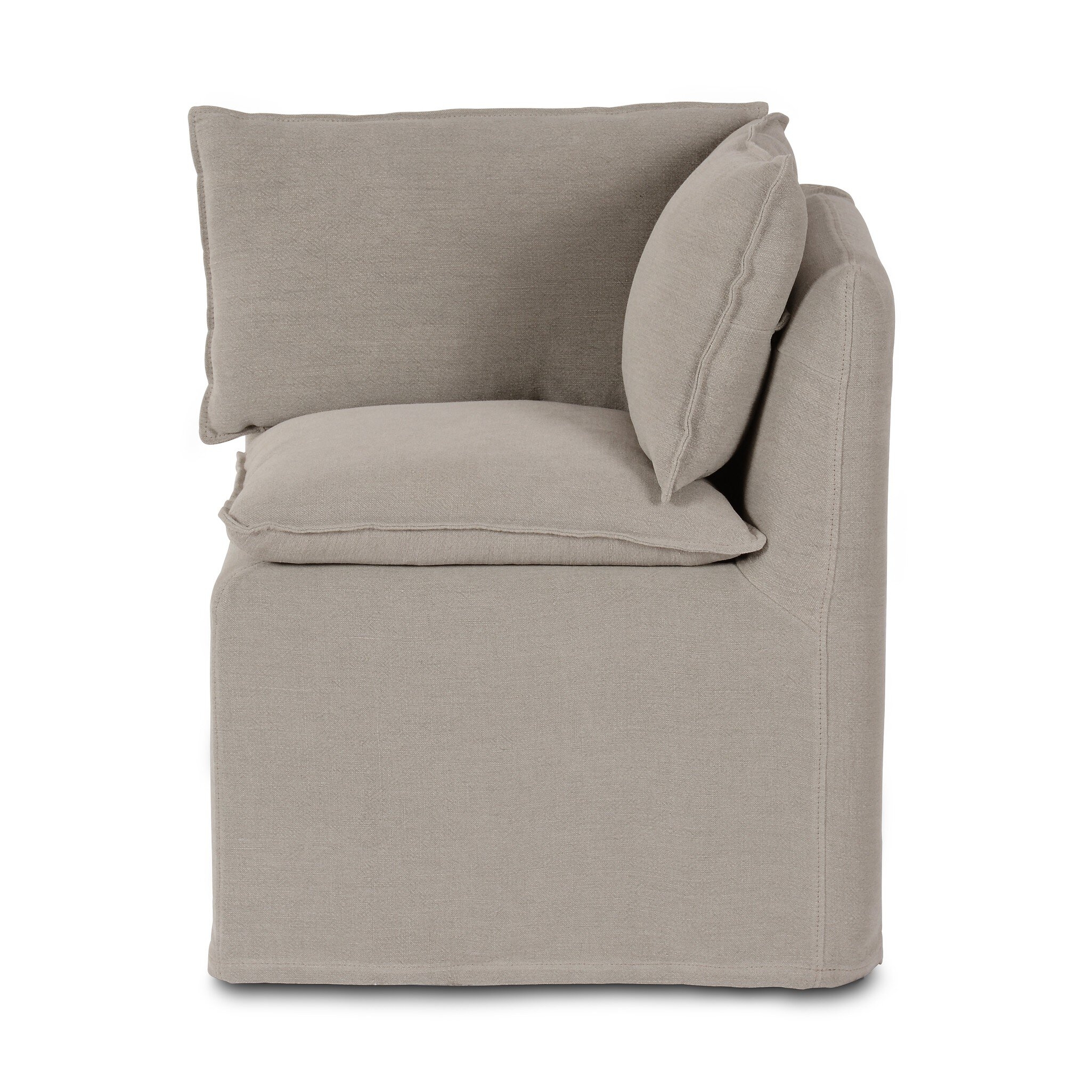 Build Your Own: Andre Slipcover Dining Banquette - Broadway Stone - Image 5