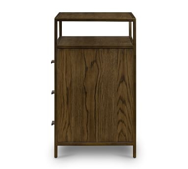 Modern Oak Wide Dresser, Bronze - Image 4