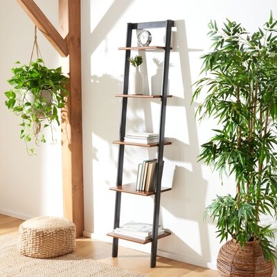 Dametris Solid Wood Ladder Bookcase - Image 1