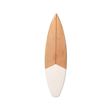 Shortboard Surfboard Matte White Wall Art, 4' - Image 0