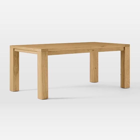 OPEN BOX: Solid Oak 72" Dining Table, Natural Oak, Oak - Image 0