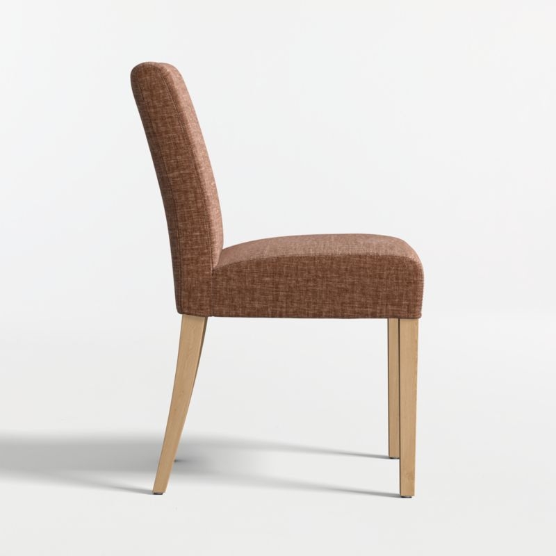 Lowe Doux Sienna Upholstered Dining Chair with Natural Wood Legs - Image 4