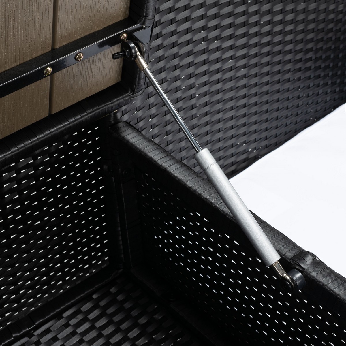 Viora Loveseat - Black / White - Safavieh - Image 4