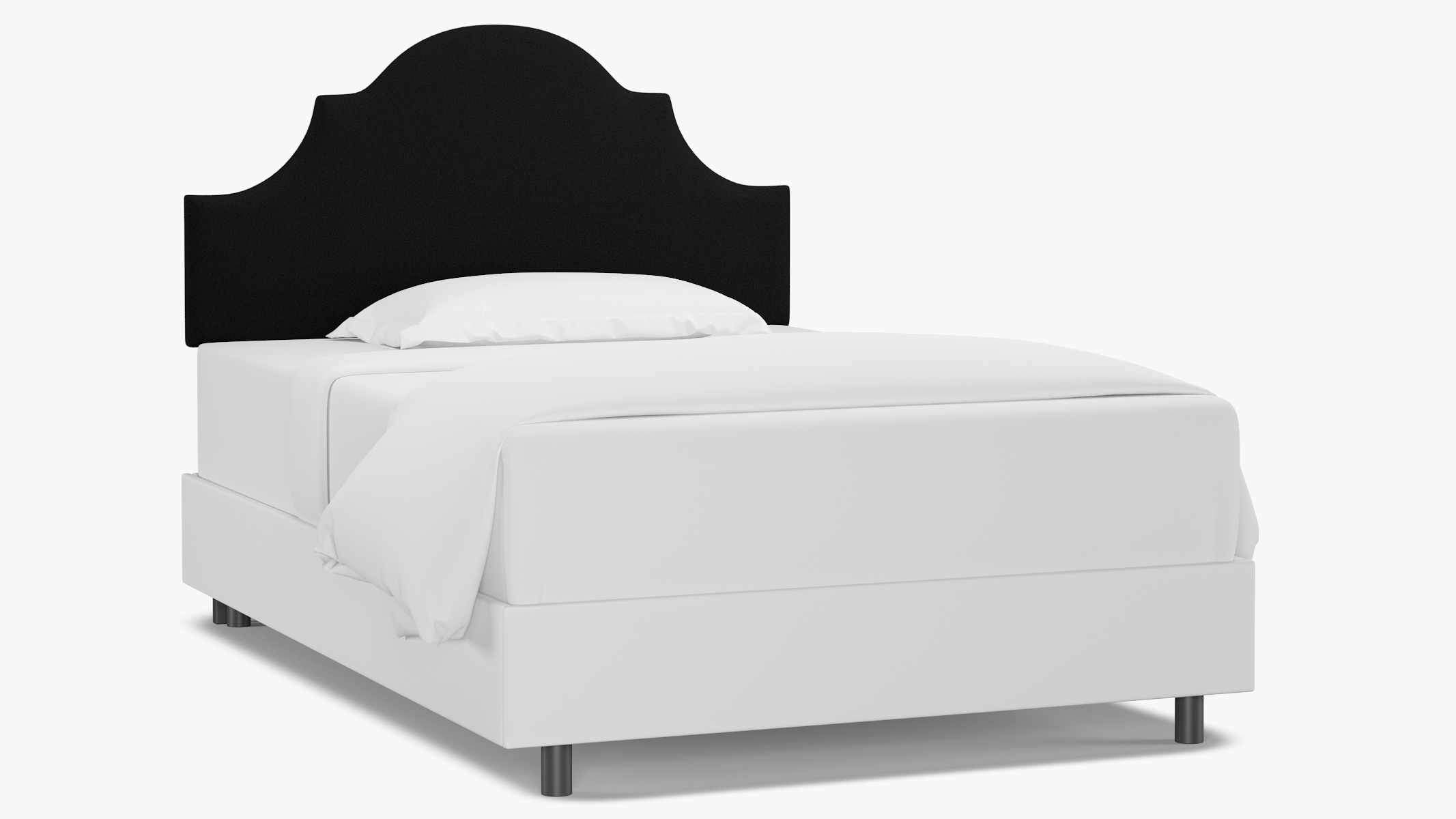 Regency Headboard, Raven Everyday Linen, Full - Image 0