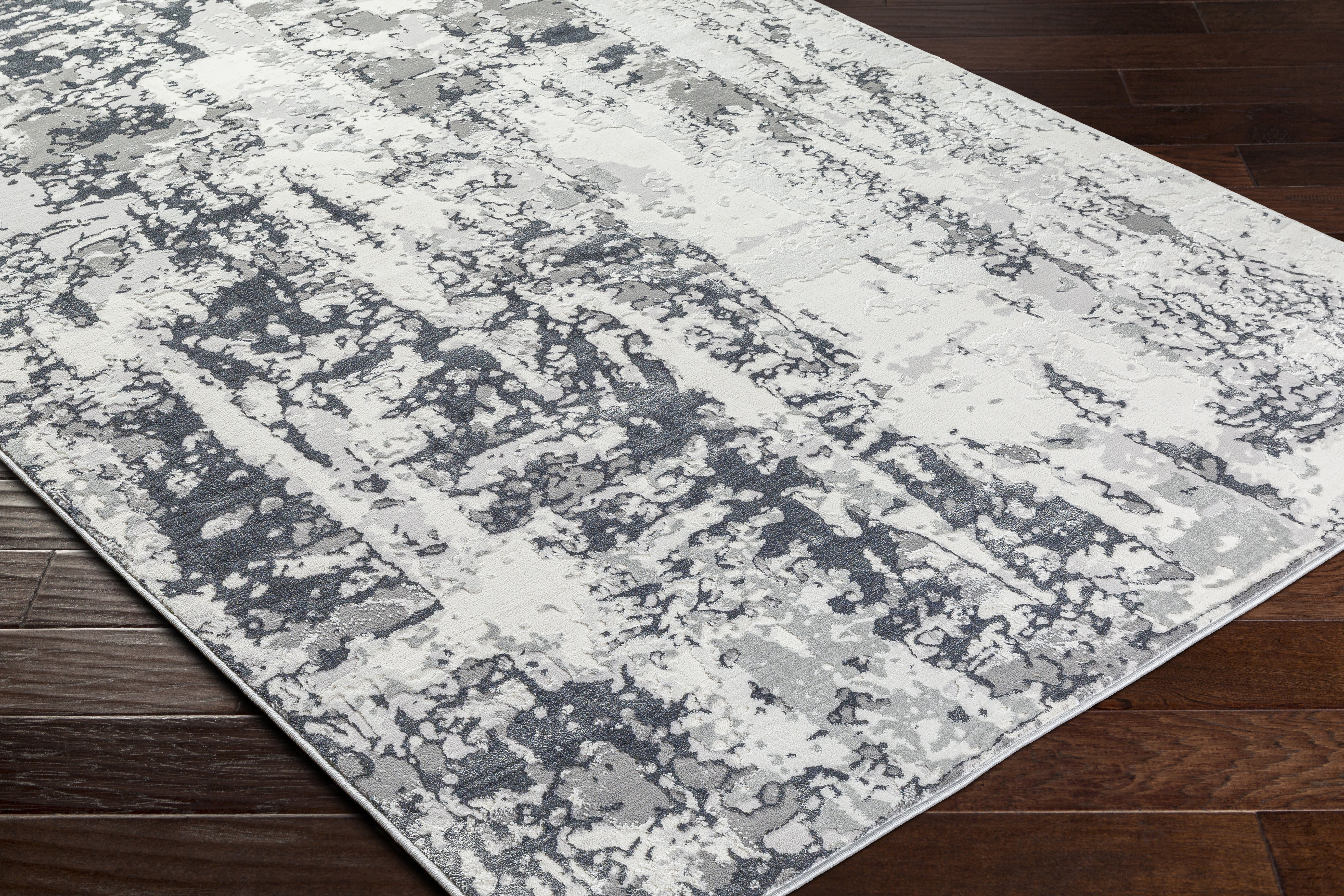 Sunrise Gray Indoor 7'10" x 10' Machine Woven Rug - Image 5