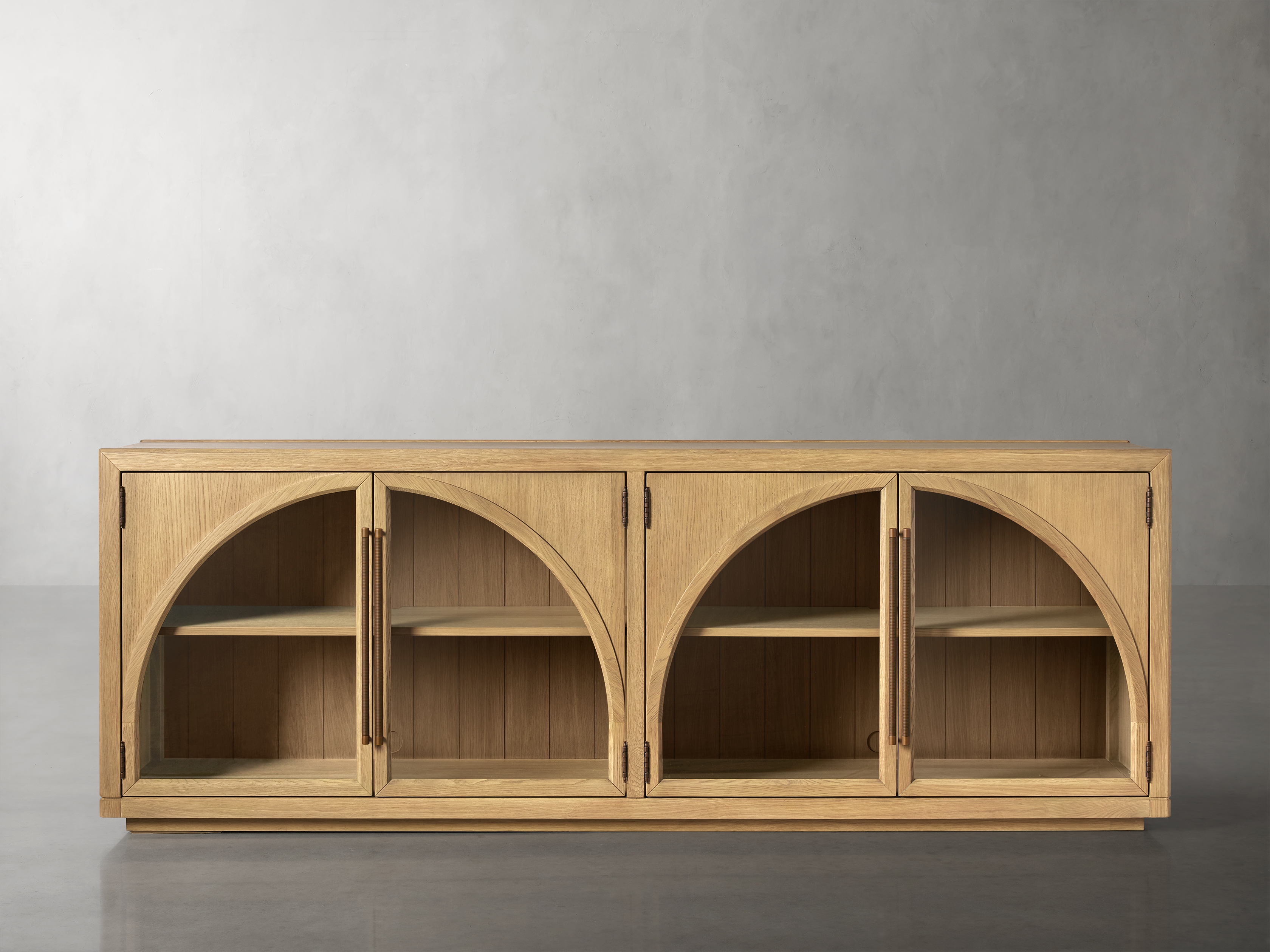 Hattie Sideboard in Honey Wood 90" Natural - Image 0