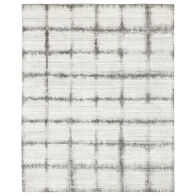 Loma Hand Knotted Charcoal/Beige Rug - Image 0