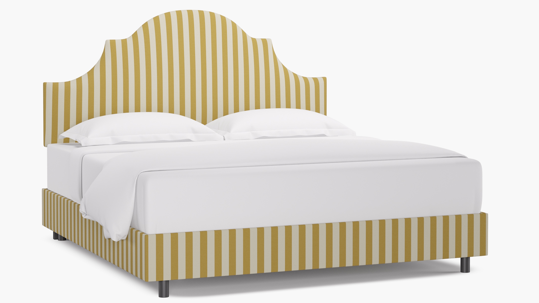 Regency Bed, Citrine Cabana Stripe, King - Image 0
