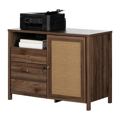 Talie 2-Drawer Credenza With Open And Closed Storage - Image 0