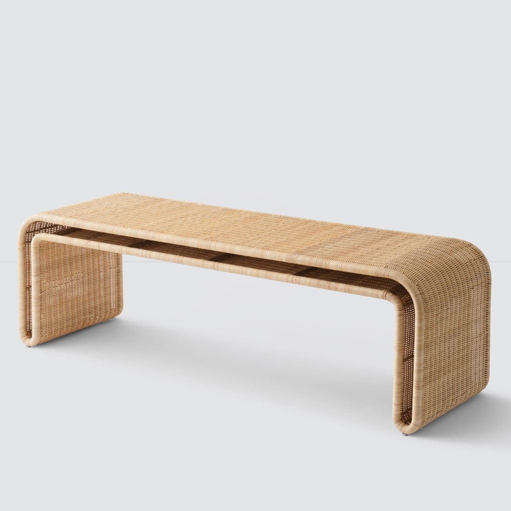 The Citizenry Penida Wicker Bench | Natural - Image 0