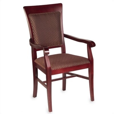 Remy Mahogany Solid Wood Dining Chair - Image 0