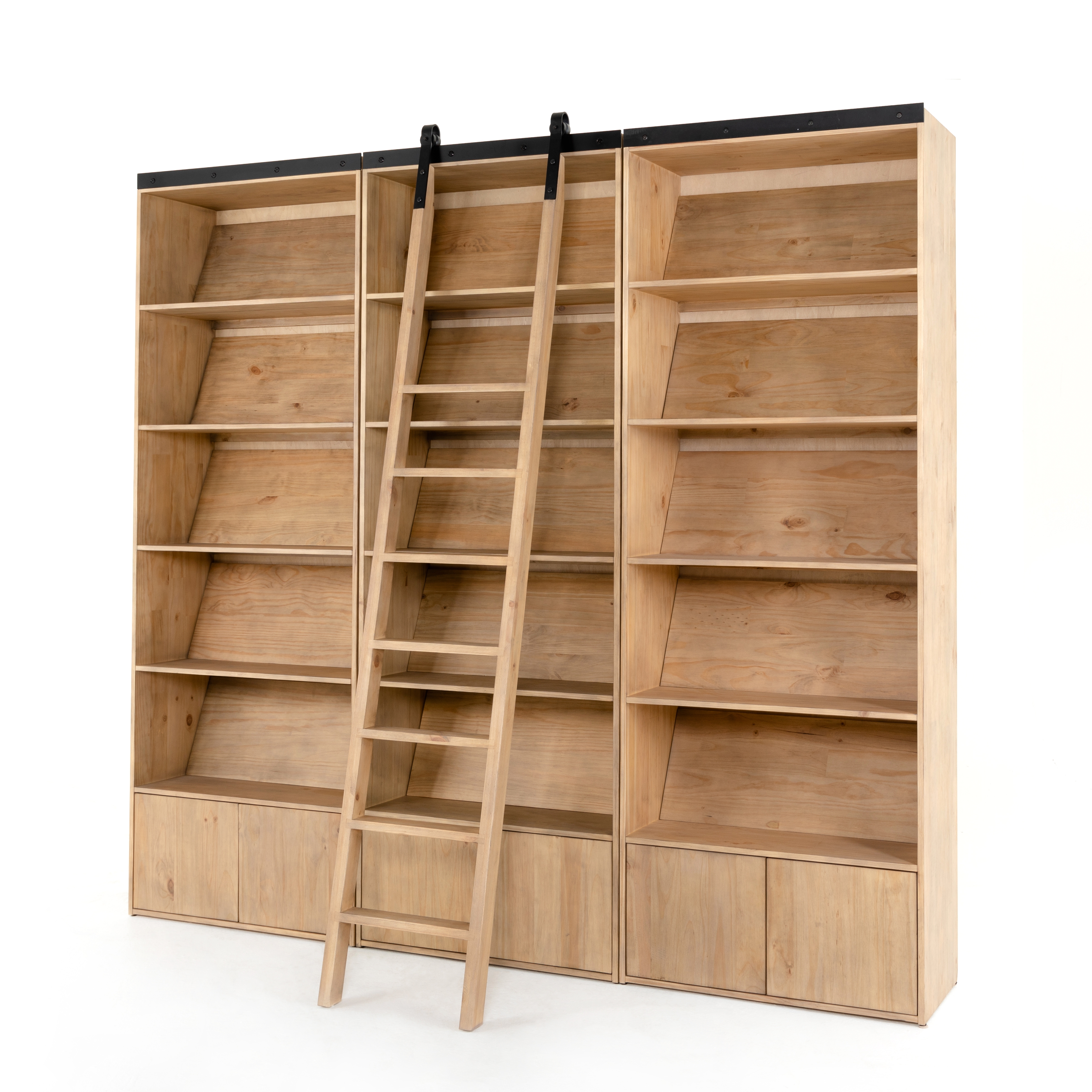 Bane Bookshelf - Smoked Pine - Image 0