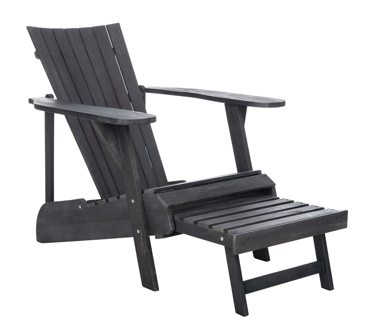 Merlin Adirondack Chair - Dark Slate Gray - Safavieh - Image 5