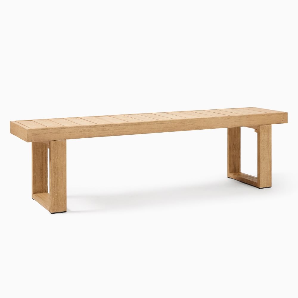Portside Dining Bench, 66 Inches, Reef - Image 0