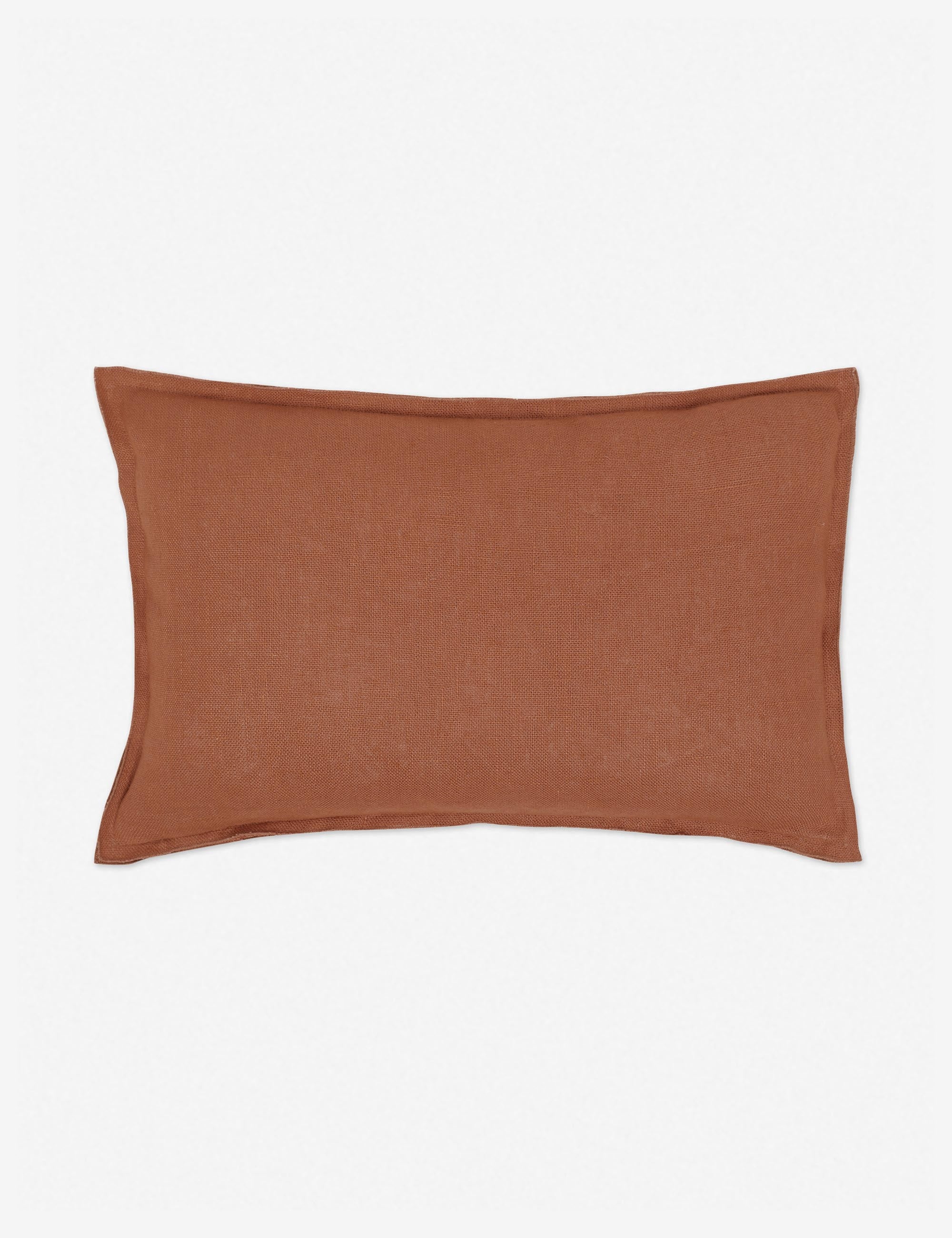 Arlo Linen Pillow - Aubergine / 13" x 20" - Image 3