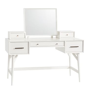 Mid-Century Standard Desk Vanity, Acorn, WE Kids - Image 2