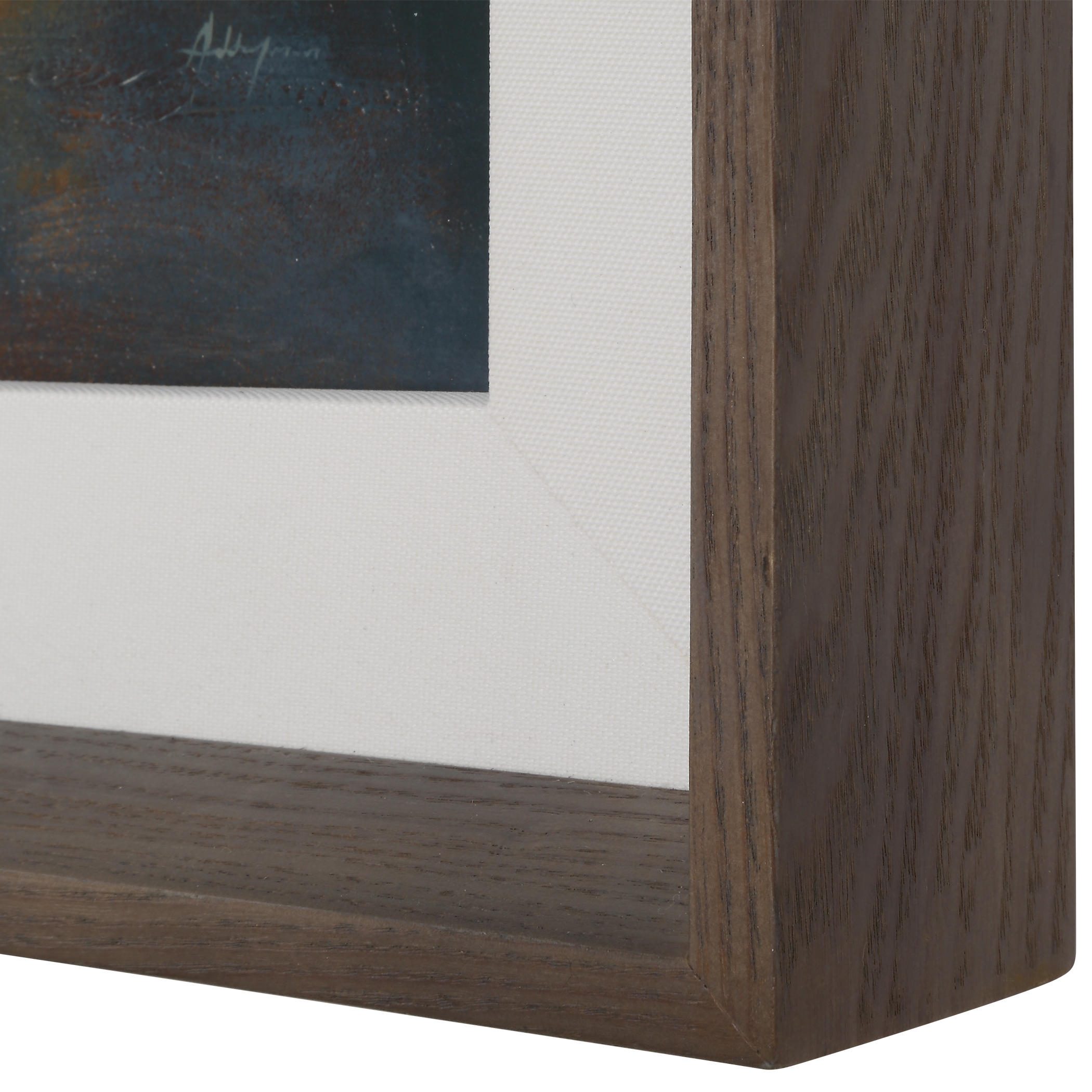 Blue Reverie Framed Abstract Lake Print - Image 6