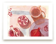 Pomegranate Flatlay Study Limited Edition Fine Art Print 2 - Image 0