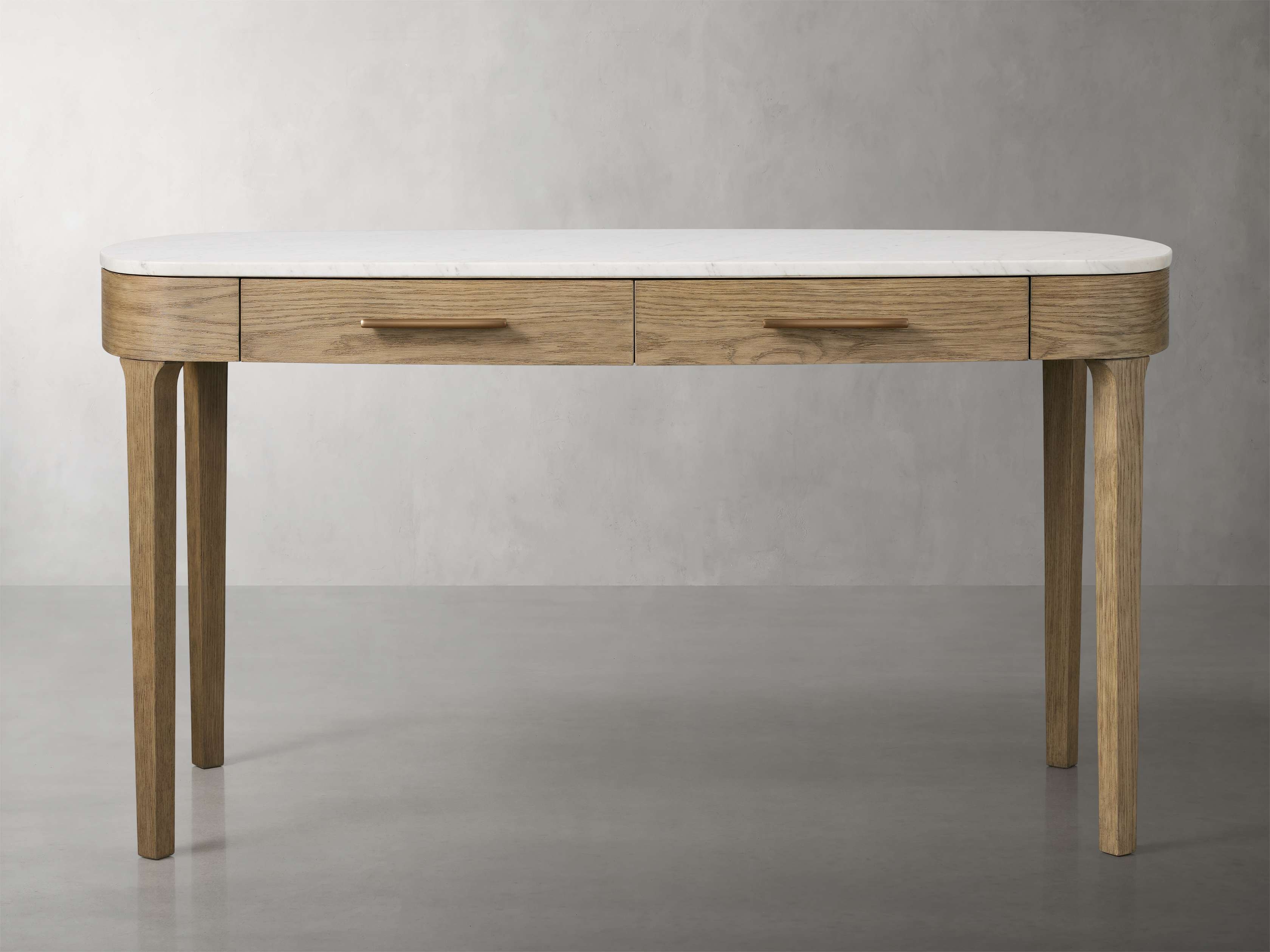 Danny Writing Desk in Stone Natural  Fawn/Carrara - Image 0