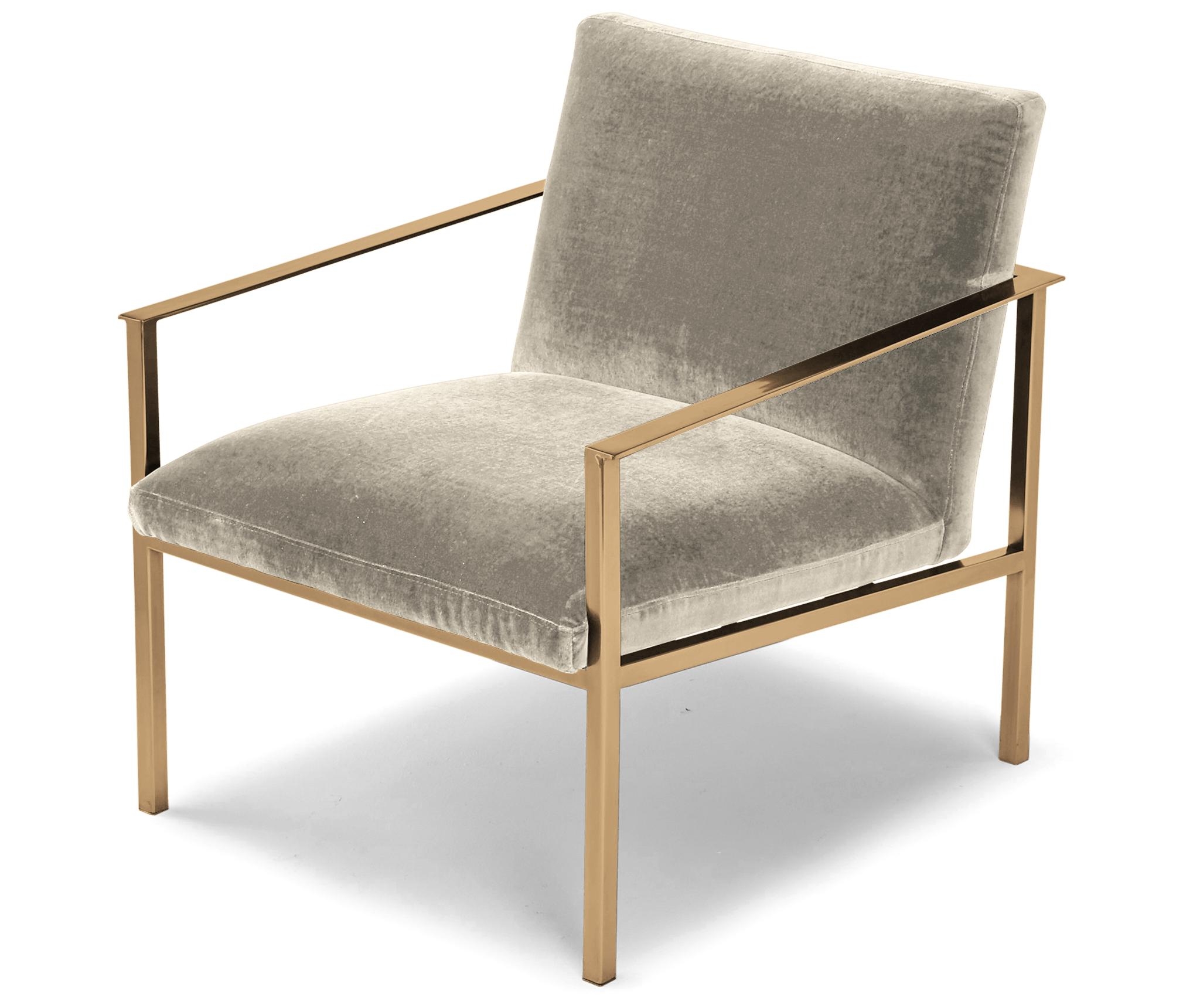 Beige/White Orla Mid Century Modern Accent Chair - Cody Sandstone - Image 4