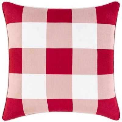 Briarwood Gingham Square Cotton Pillow Cover - Image 0