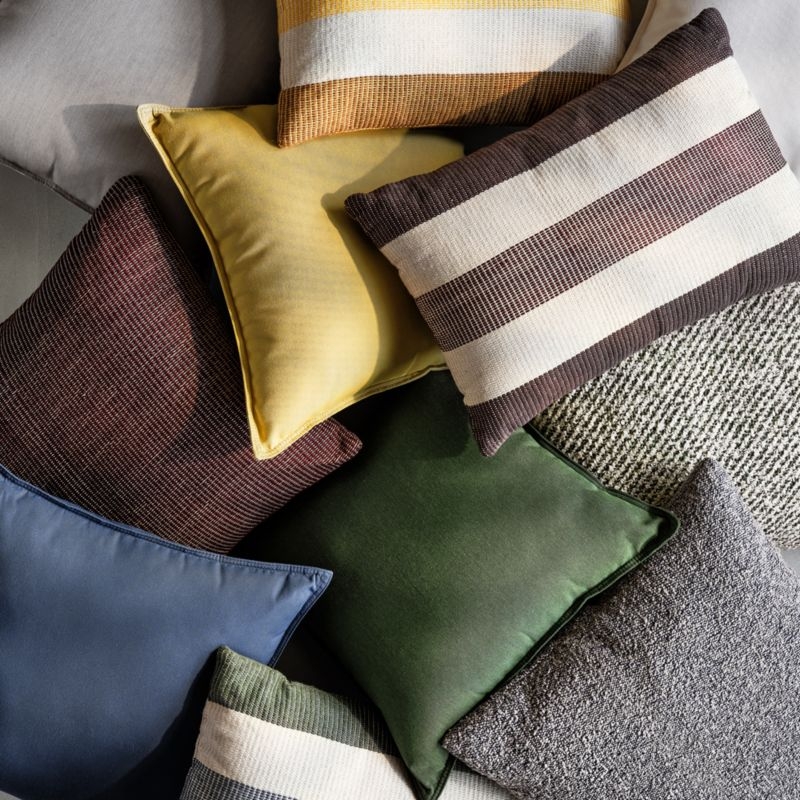 Chestnut Red 20x20 Soft Textured Indoor/Outdoor Throw Pillow - Image 3