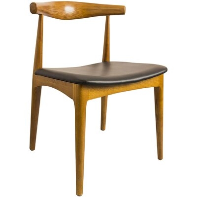 Southard Upholstered Windsor Back Side Chair in Walnut - Image 0