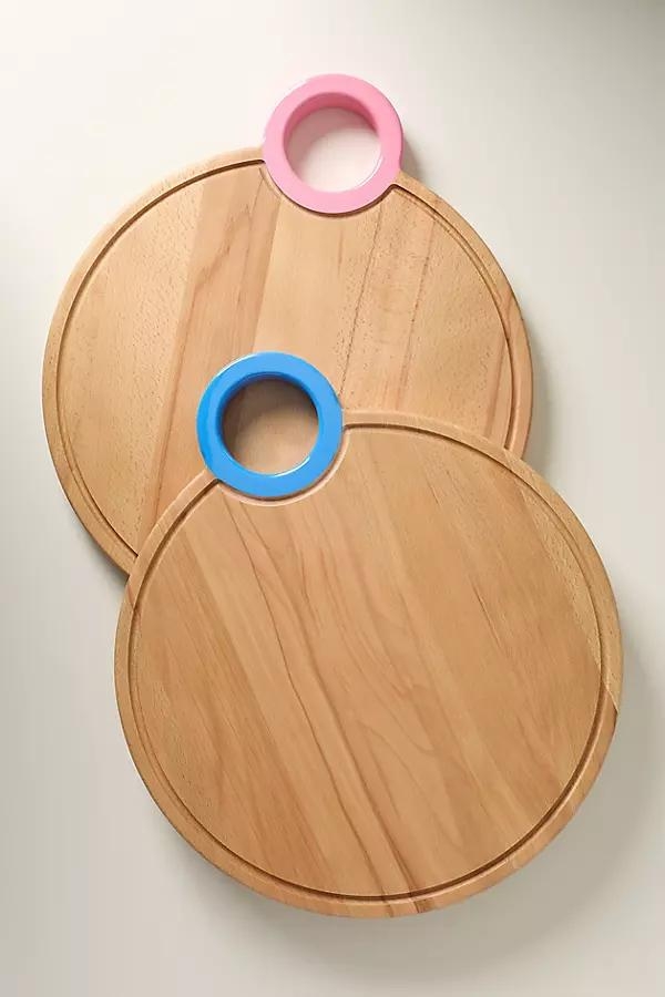 Beech Wood Circle Cheeseboard - Image 0