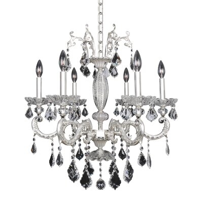Casella 6-Light Candle Style Classic / Traditional Chandelier - Image 0