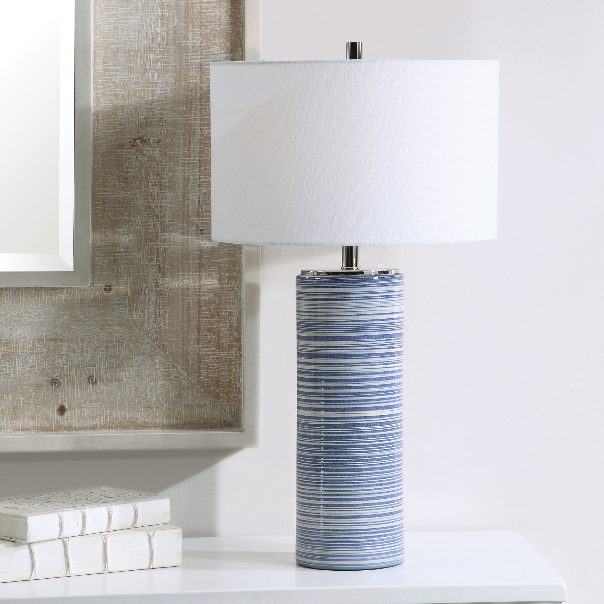 Montauk Striped Table Lamp - Image 0