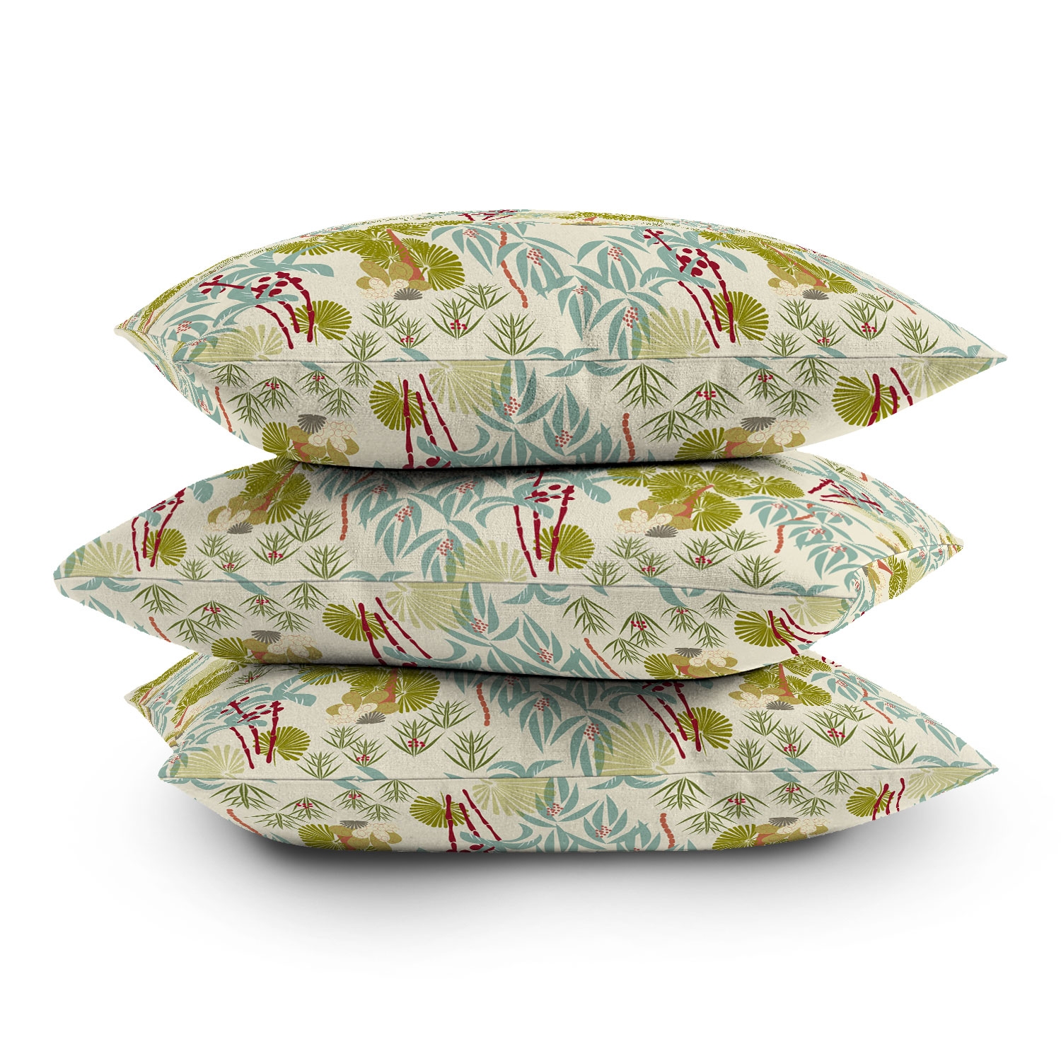Tropical Spring by Mirimo - Indoor Throw Pillow 18" x 18" cover only - Image 3