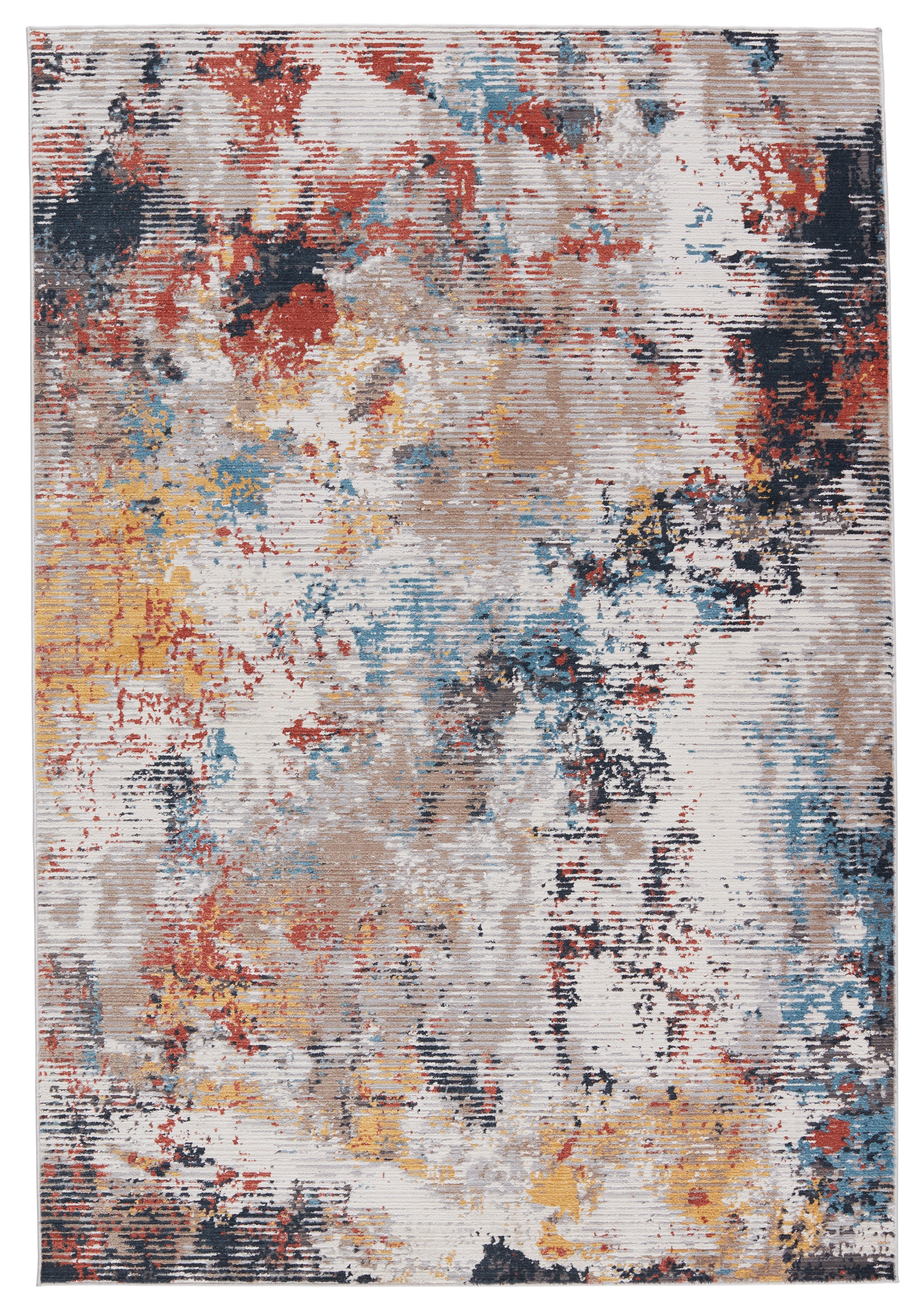 Vibe by Bardane Abstract Multicolor Area Rug (5'X8') - Image 0