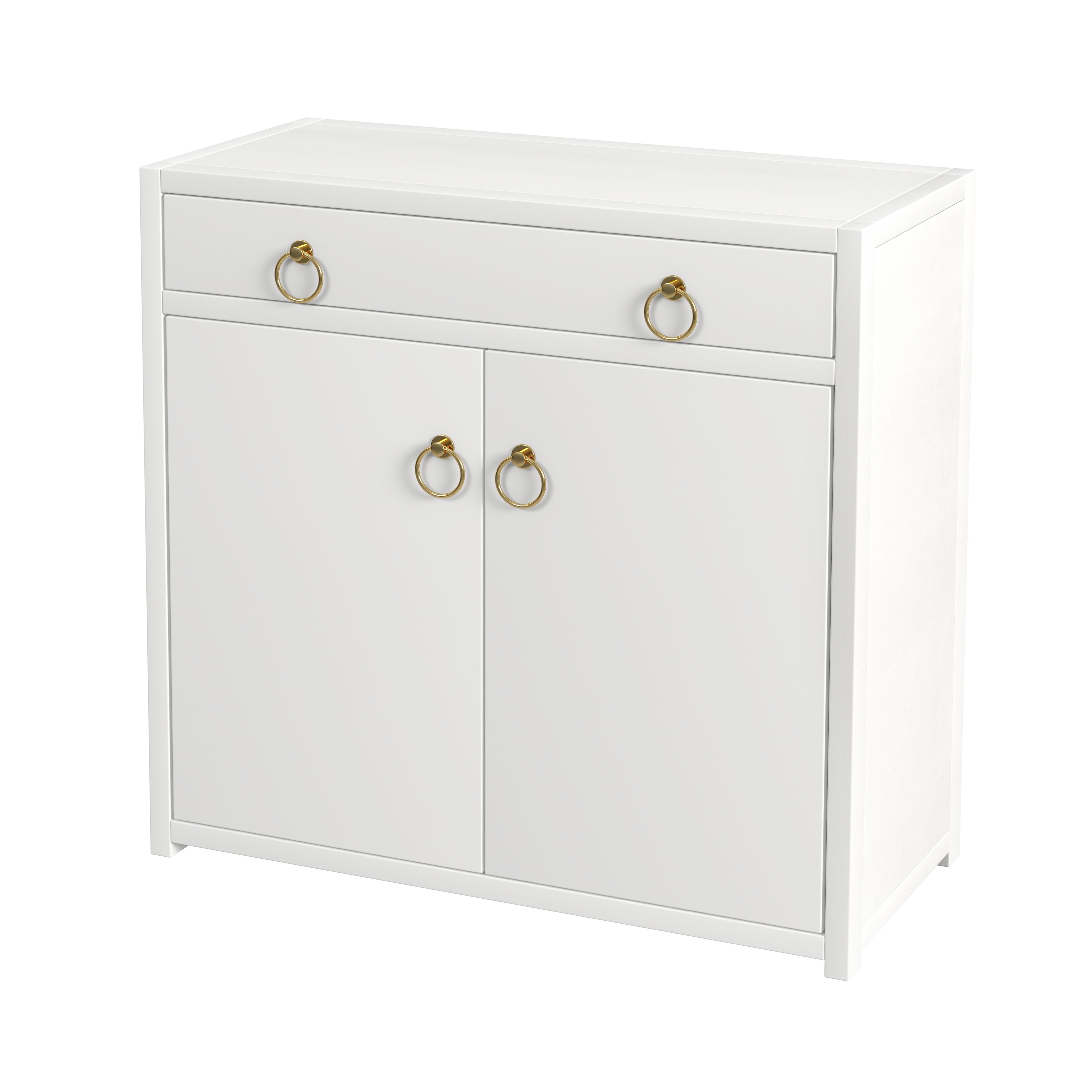 Lark White Cabinet - Image 0