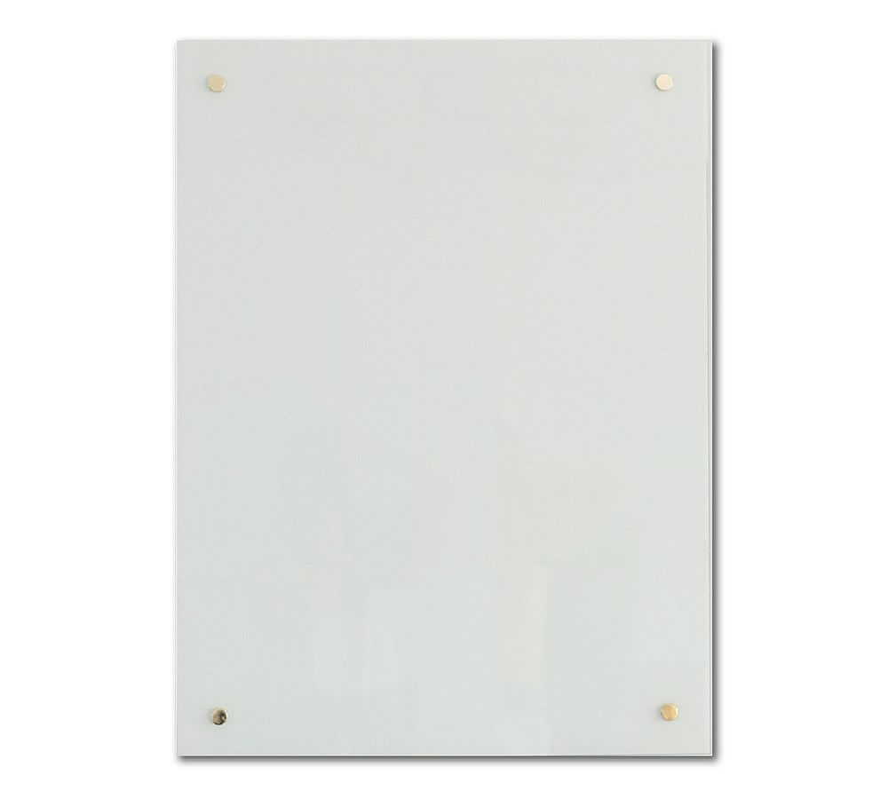 Glass Magnetic Dry Erase Board, White,16" x 20" - Image 0