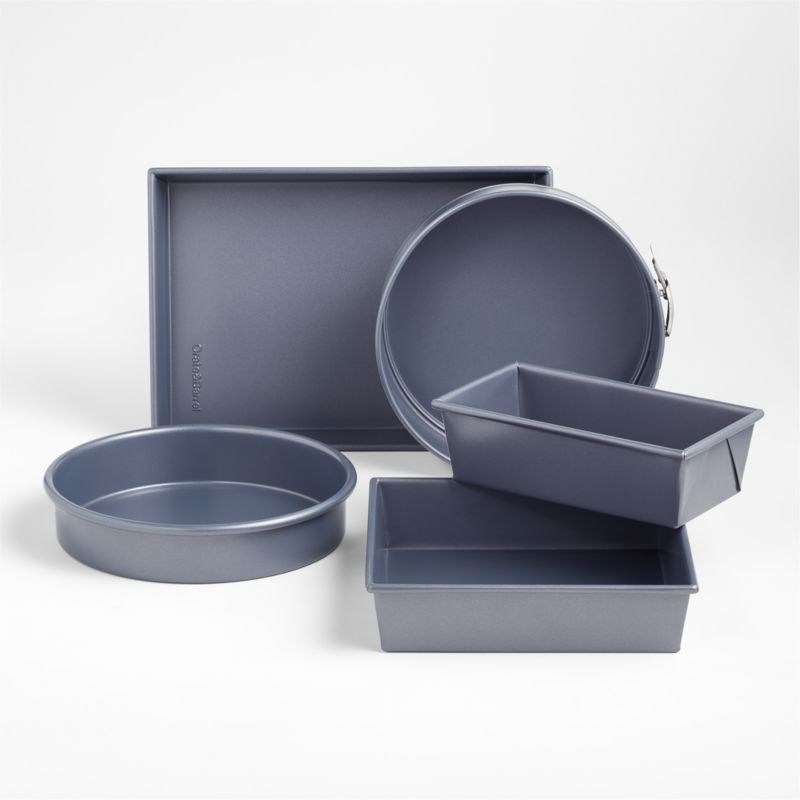 Crate & Barrel Slate Blue 9" Springform Pan - Image 2