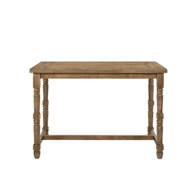 Counter Height Table, Weathered Oak Finish 77175 - Image 0