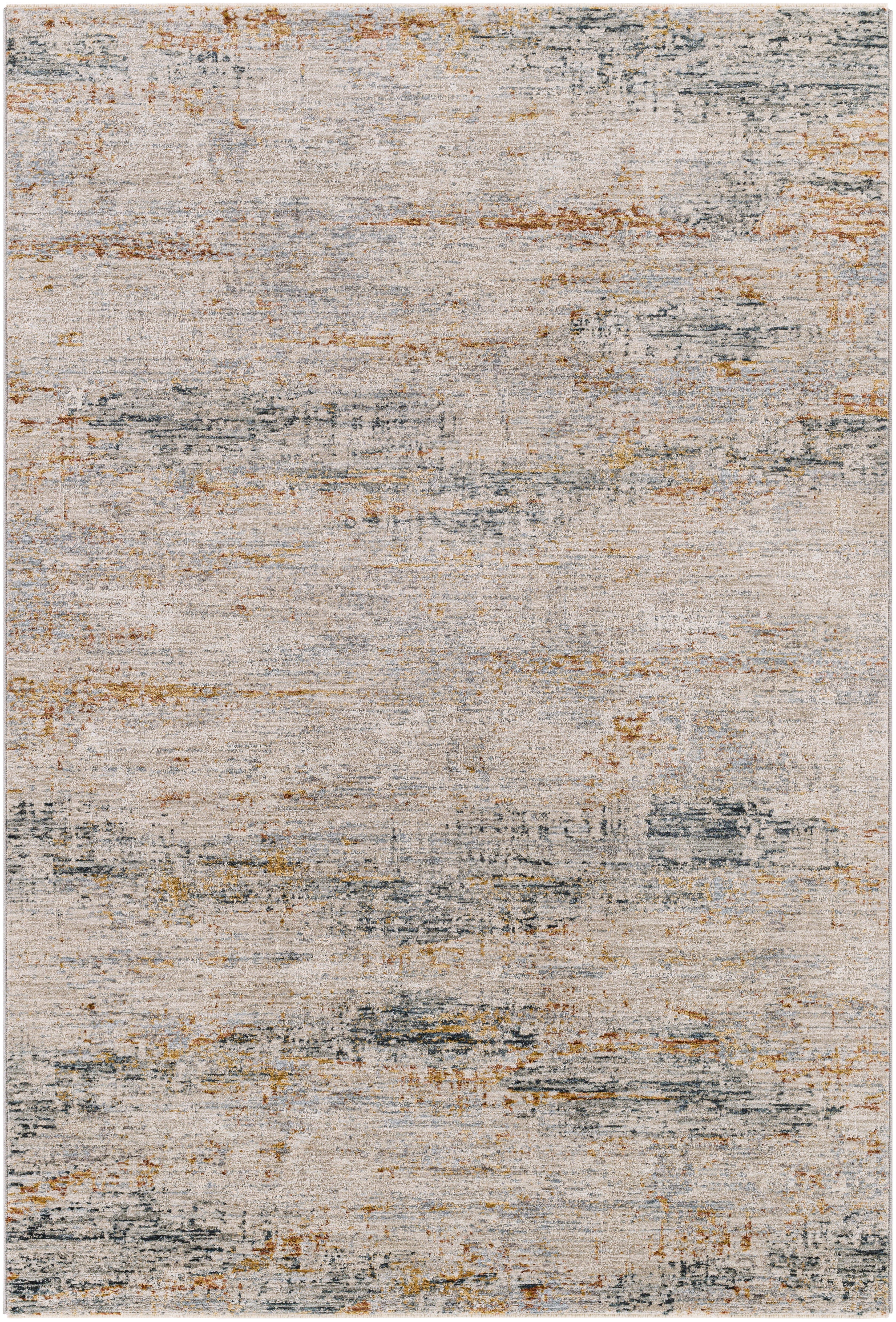 Laila Beige Indoor 5' x 7'5" Machine Woven Rug - Image 0