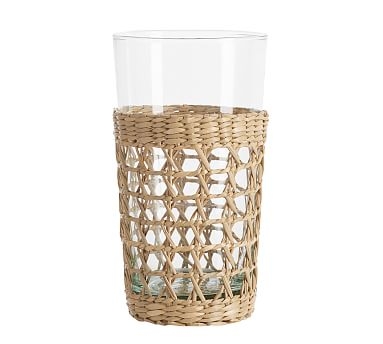 Cane Recycled Tall Glass, 9.5 oz., Single - Natural - Image 0